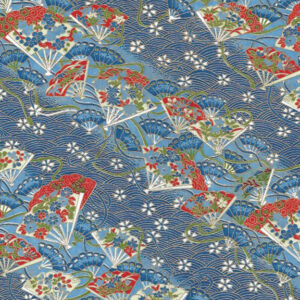 Blue Chiyogami/Washi Paper #29