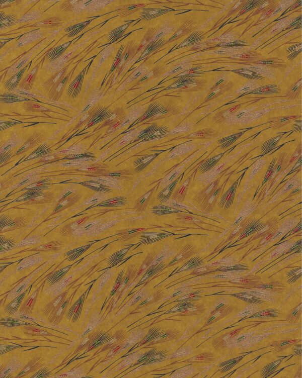 Yellow/Brown Chiyogami/Washi Paper #03