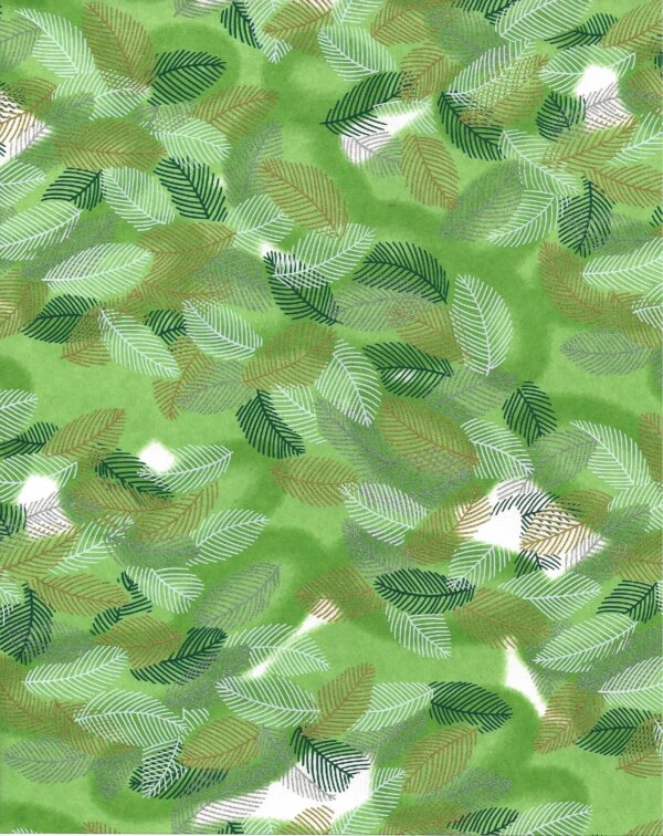 Green Chiyogami/Washi Paper #16