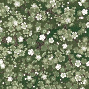 Green Chiyogami/Washi Paper #17