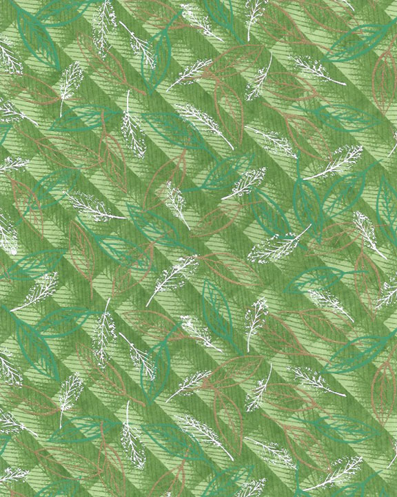 Green Chiyogami/Washi Paper #20
