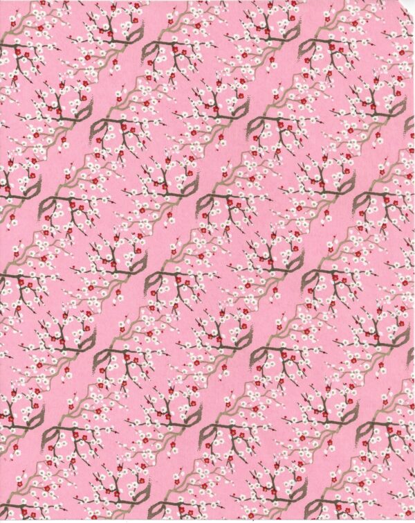 Pink Chiyogami/Washi Paper #07