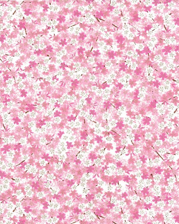 Pink Chiyogami/Washi Paper #14