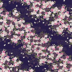 Purple Chiyogami/Washi Paper #03