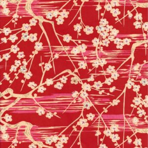 Red Chiyogami/Washi Paper #02