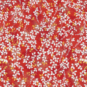 Red Chiyogami/Washi Paper #09