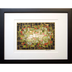 9"x12" Framed Matted Mini Favorite Mosaic