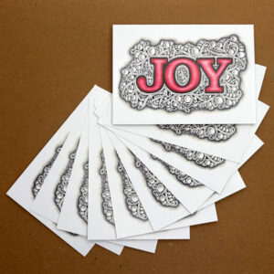 Zentangled Joy Cards - 10 Pack